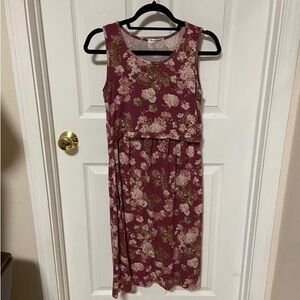 Bearsland Women's Sleeveless Maternity Dress